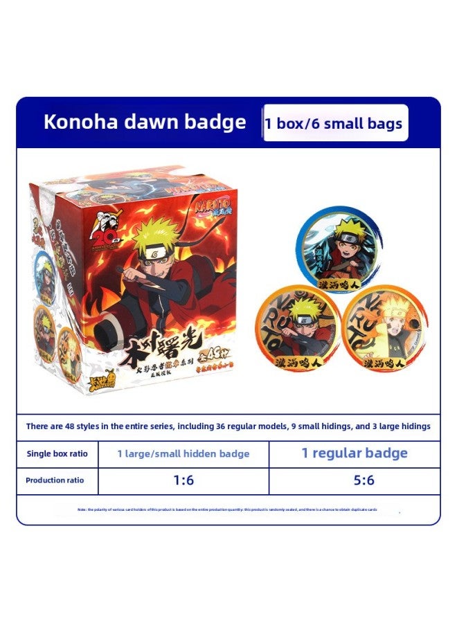Card Tour Naruto Endure Crisis in the World Will of Fire Badge Medal Vortex Naruto Anniversary Kimoha Dawn